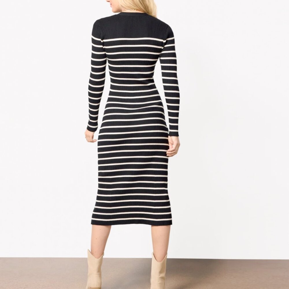 Evereve McKenna Ribbed Midi Sweater Dress - Picture 3 of 12